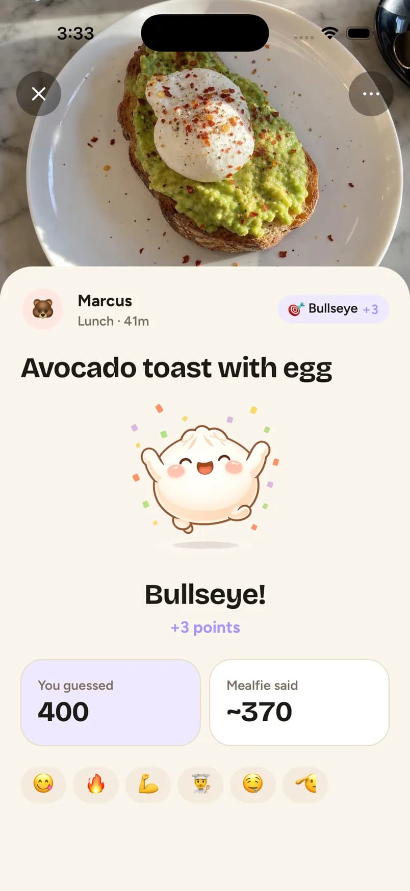 Friends guess first
